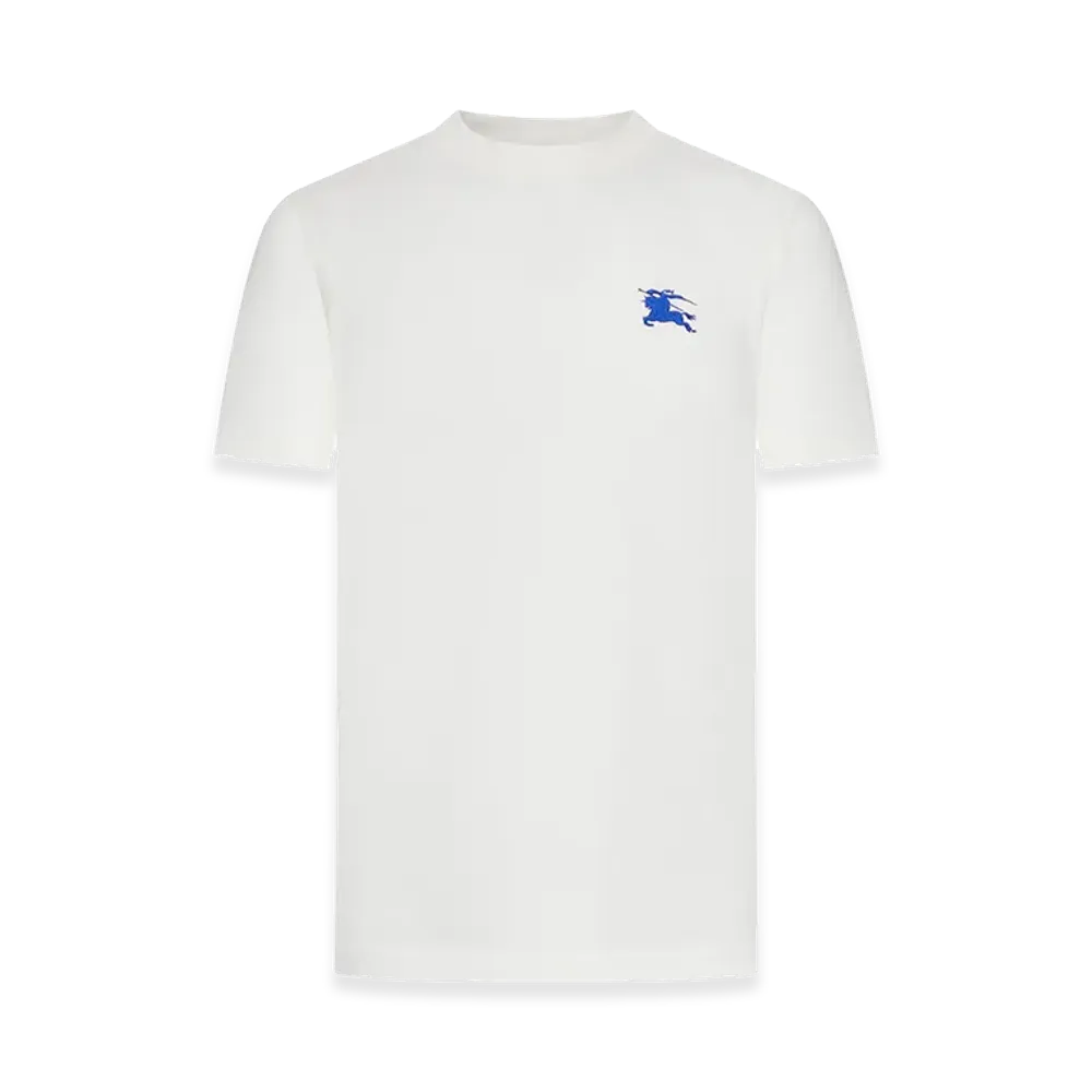 Burberry Crew Neck T-Shirt With Logo "White"