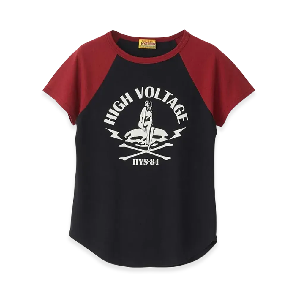 HYSTERIC GLAMOUR High Voltage T-Shirt "Black"