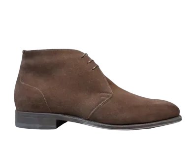 Enzo Bonafe Chukka Boots Superbuck Holborn Suede "Dark Brown"