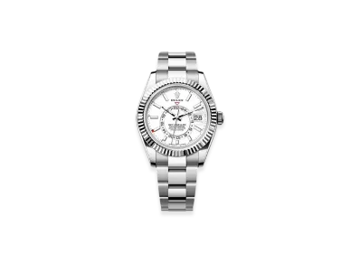 ROLEX Sky-Dweller 42mm Oystersteel & White Gold 336934 "Intense White"