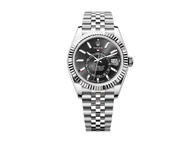 ROLEX Sky-Dweller Oyster 42mm "Black/Oyster Steel/White Gold"