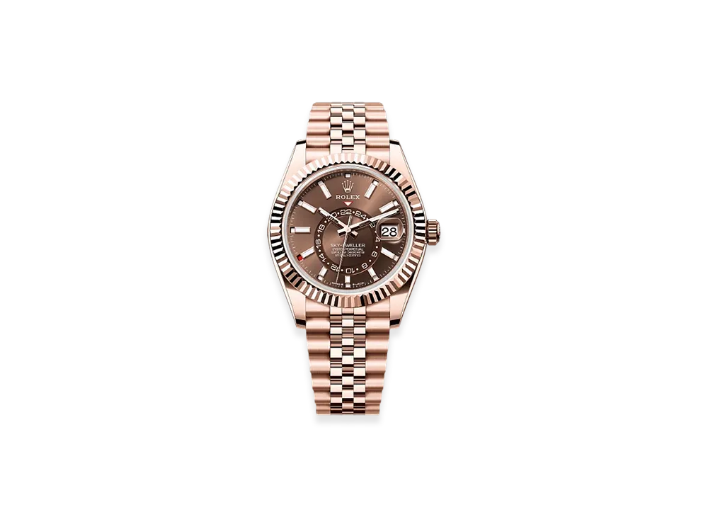 ROLEX Sky-Dweller 42mm Everose Gold 336935 "Chocolate"