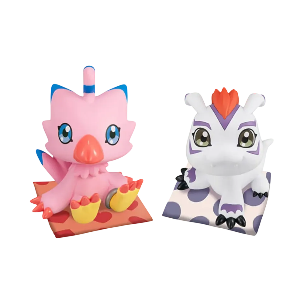 MegaHouse "Lookup" -Digimon Adventure- Biyomon & Gomamon Set Limited edition with a crushion
