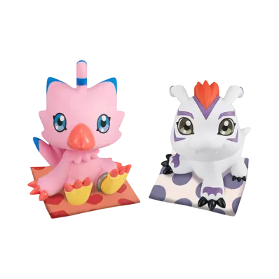 MegaHouse "Lookup" -Digimon Adventure- Biyomon & Gomamon Set Limited edition with a crushion
