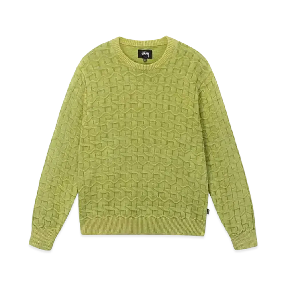Stussy Strand Sweater "Lime"