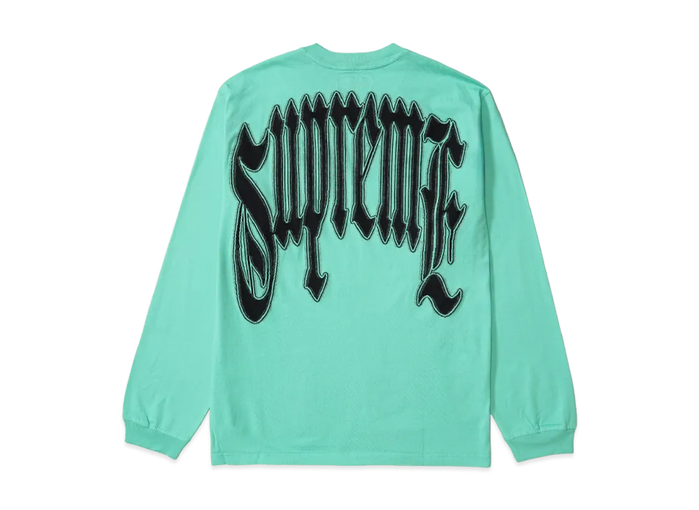 Supreme Intarsia L/S Top "Teal"