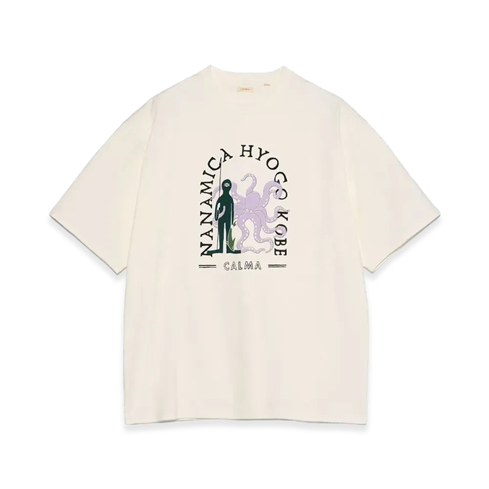 nanamica Kobe Graphic Tee "Off White"