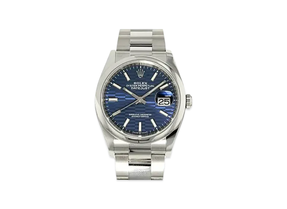ROLEX Date-Just 36 Blue Dial 126200