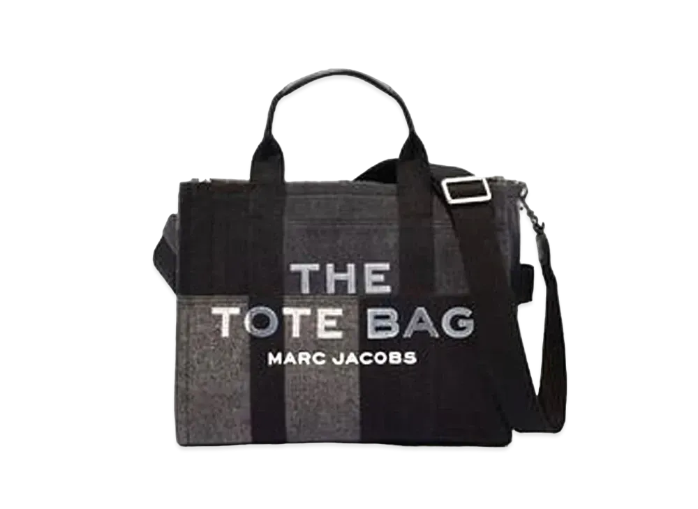 Marc Jacobs The Denim Small Tote Bag "Black Denim"