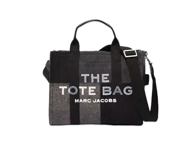 Marc Jacobs The Denim Small Tote Bag "Black Denim"