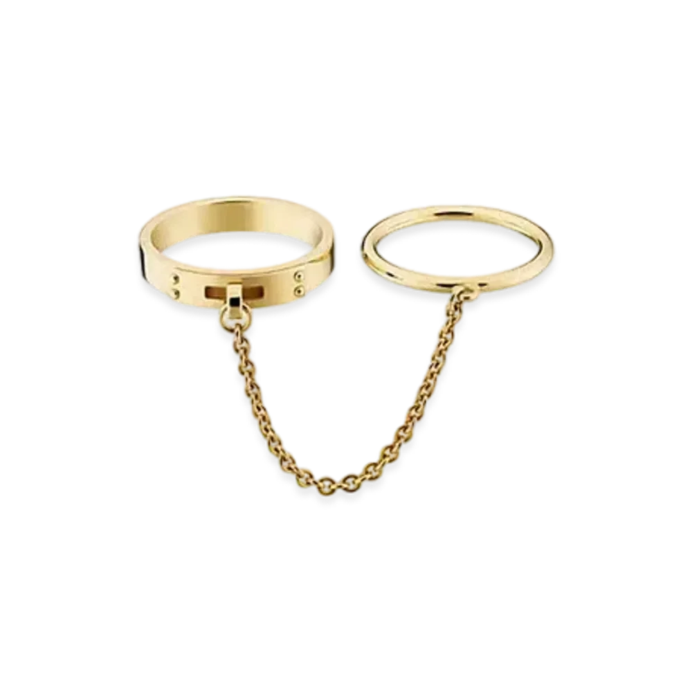 Hermes Kelly Double Ring TPM "Yellow Gold"