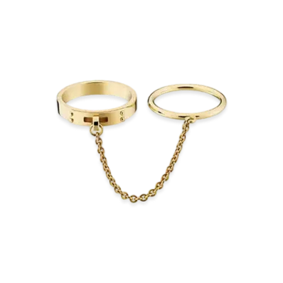 Hermes Kelly Double Ring TPM "Yellow Gold"