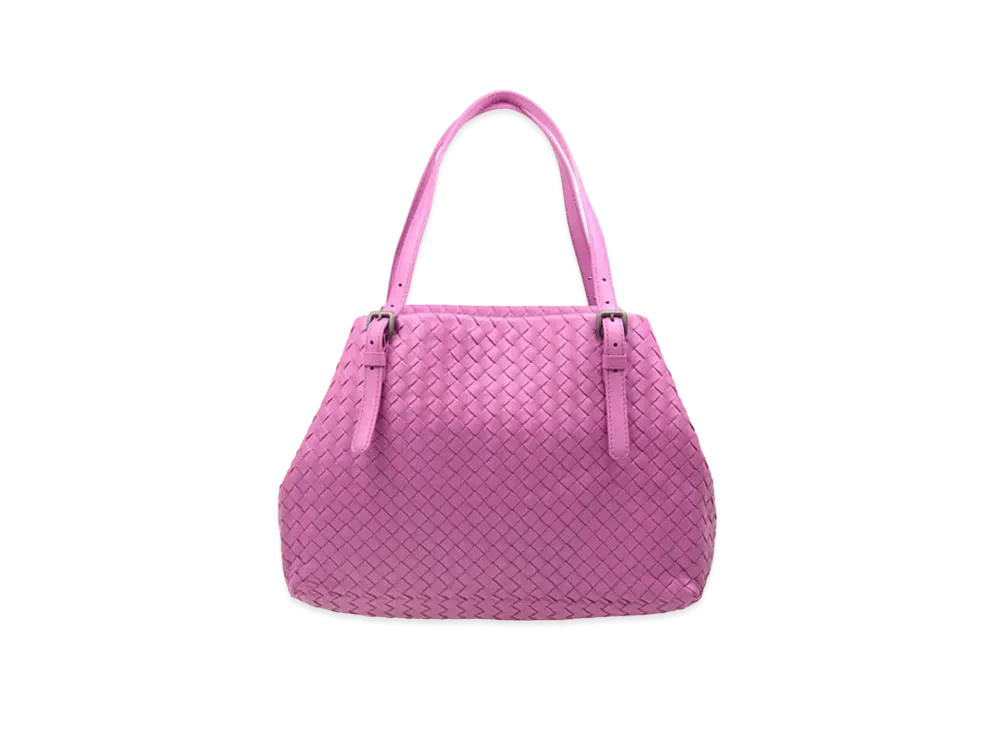 Bottega Veneta Lambskin Hand Bag "Pink"