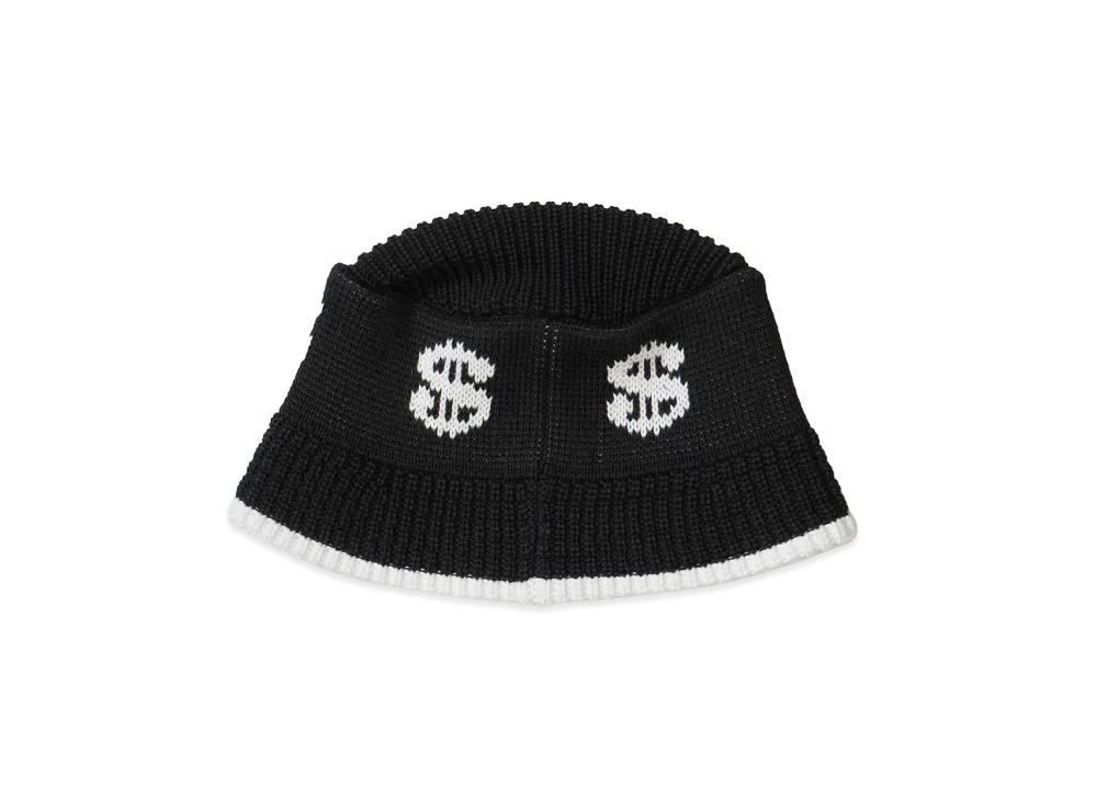 ブラックアイパッチ DOLLAR SIGN KNITTED BUCKET HAT BlackEyePatch Dollar Sign Knitted Bucket Hat 