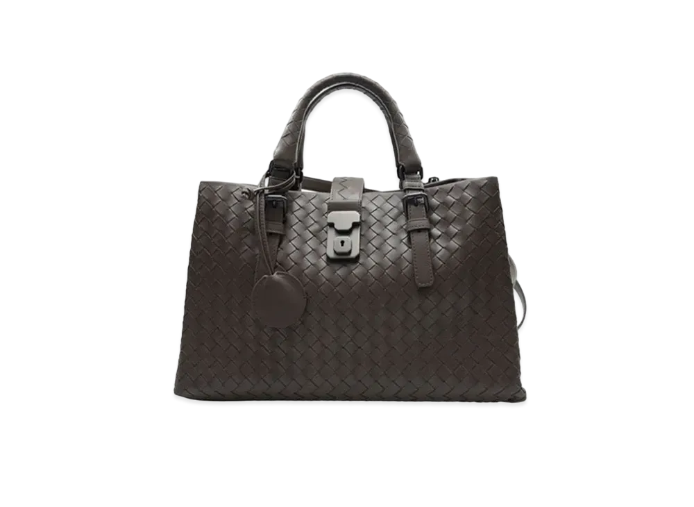 Bottega Veneta Lambskin Hand Bag "Brown"