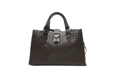 Bottega Veneta Lambskin Hand Bag "Brown"