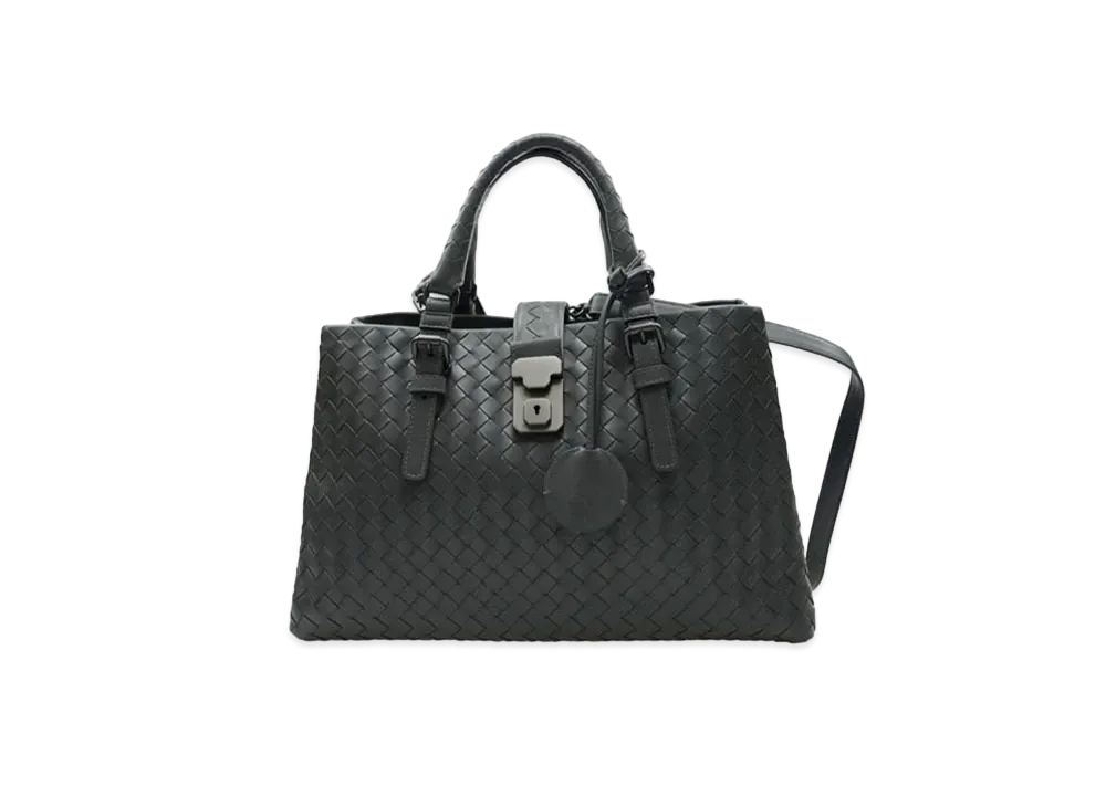 Bottega Veneta Lambskin Hand Bag "Grey"