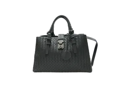 Bottega Veneta Lambskin Hand Bag "Grey"