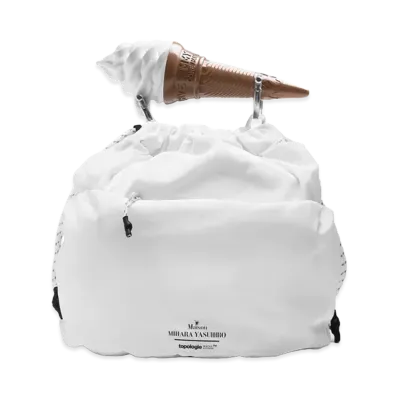 Maison MIHARA YASUHIRO x Topologie Soft Serve Reversible Bucket "White"