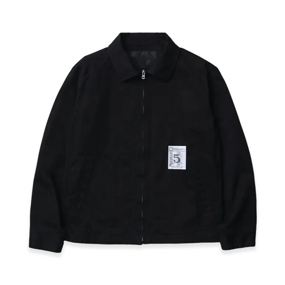 NEIGHBORHOOD BW. Zip Work Jacket "Black"