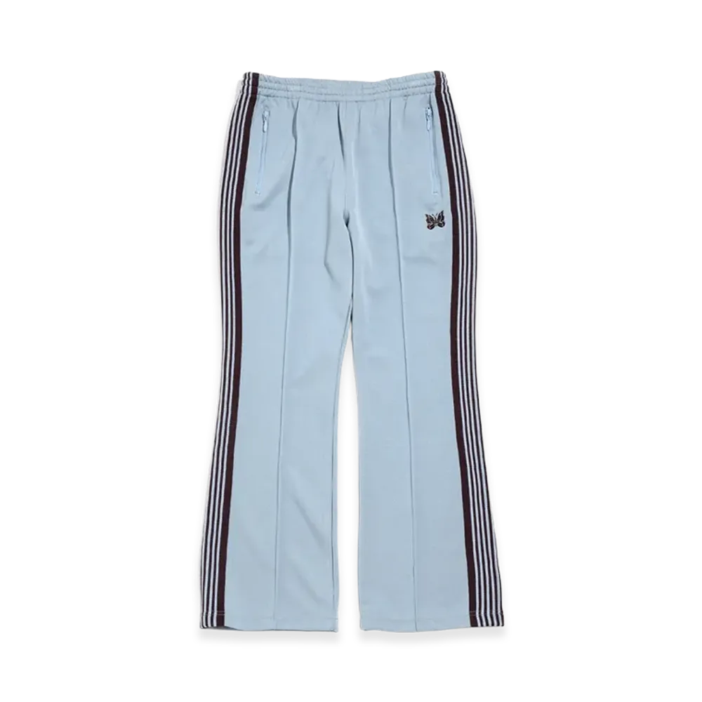 NEEDLES Boot-Cut Track Pants Poly Smooth "Sax Blue"