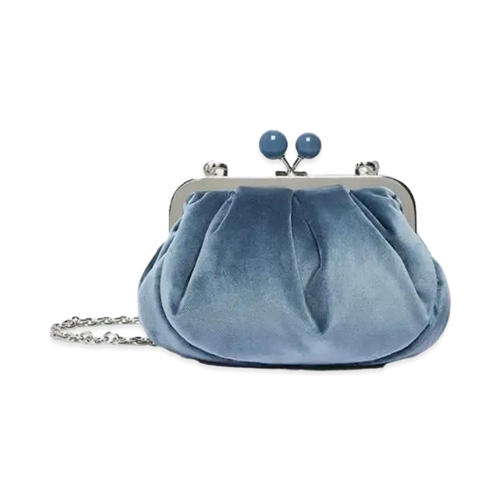 Max Mara Cavour Small Velvet Pasticino Bag "oil"
