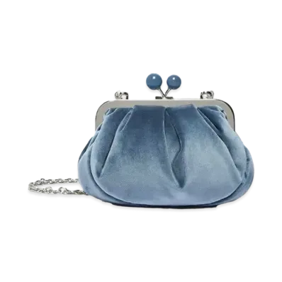Max Mara Cavour Small Velvet Pasticino Bag "oil"