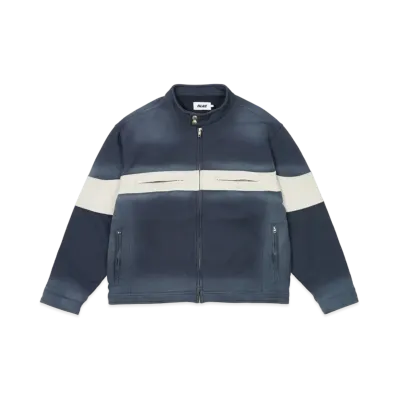 PALACE Washed Moto Jacket "Navy"