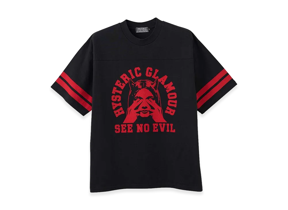 HYSTERIC GLAMOUR See No Evil Tee "Black"