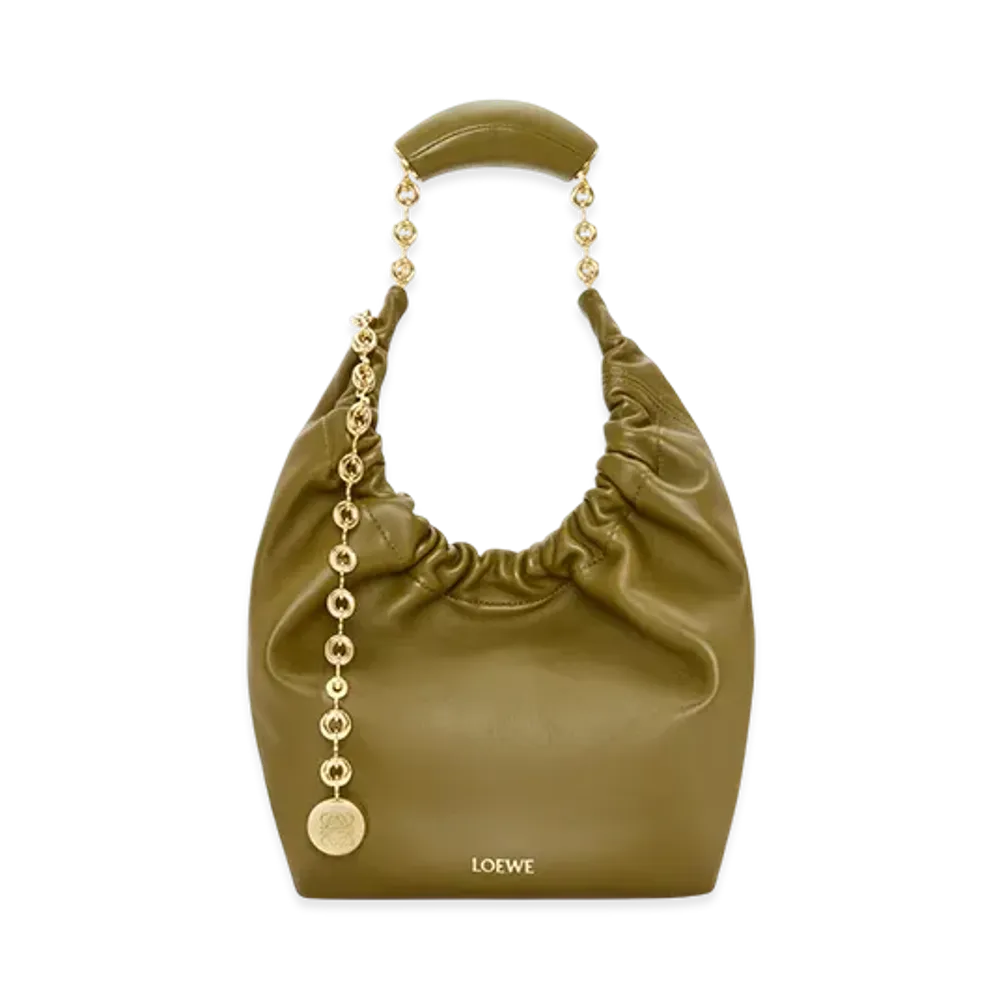 LOEWE Squeeze Bag Small "Dark Burgundy"