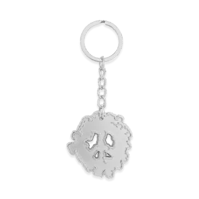 DENIM TEARS Peace Wreath Keychain "Silver"