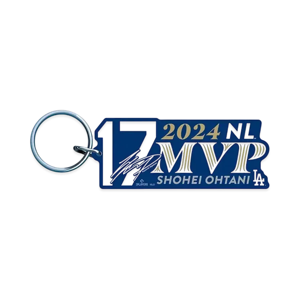 MLB Wincraft Dodgers Shohei Ohtani National League MVP 2024 Award Commemoration Key Strap 2.5x1.46