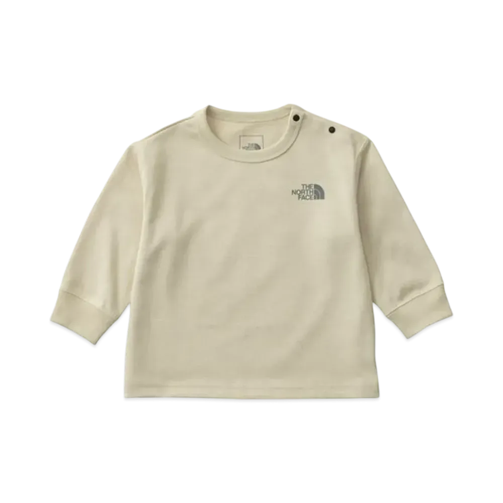 The North Face Baby Long Sleeve Small Logo Crew "Gravel"