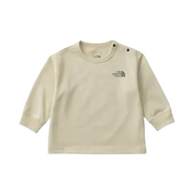 The North Face Baby Long Sleeve Small Logo Crew "Gravel"