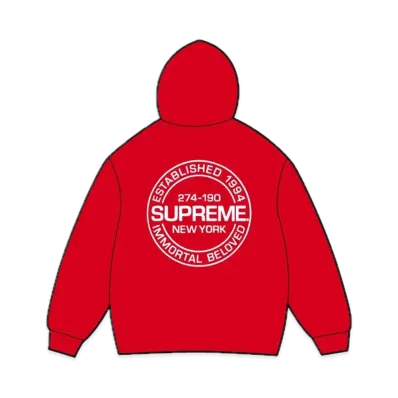 Supreme Immortal Hooded Sweatshirt "Red"