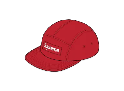 Supreme Washed Chino Twill Camp Cap "Red" (26FW)