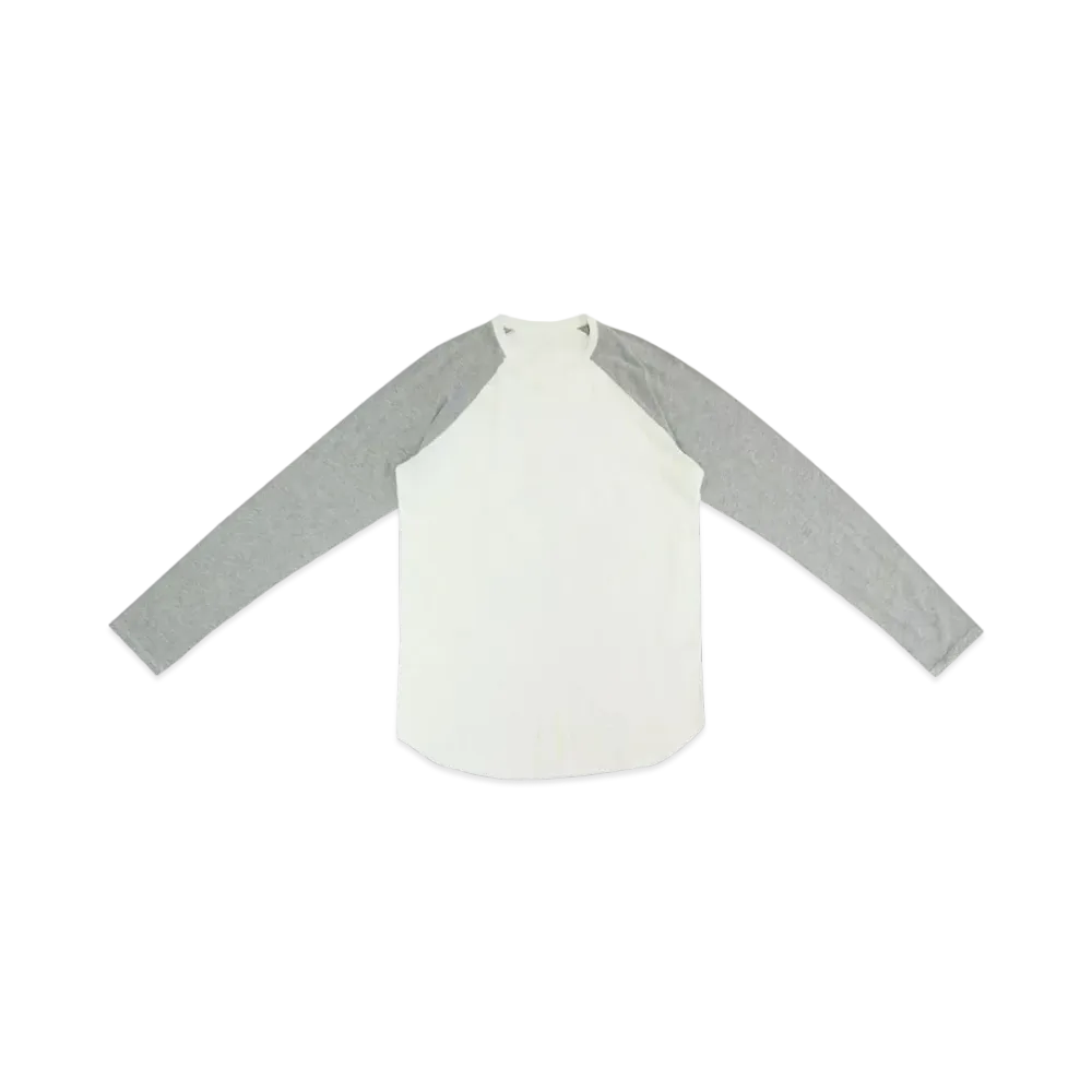 Chrome Hearts Cemetery Cross Straight Longsleeve T-Shirt "Cream/Grey"
