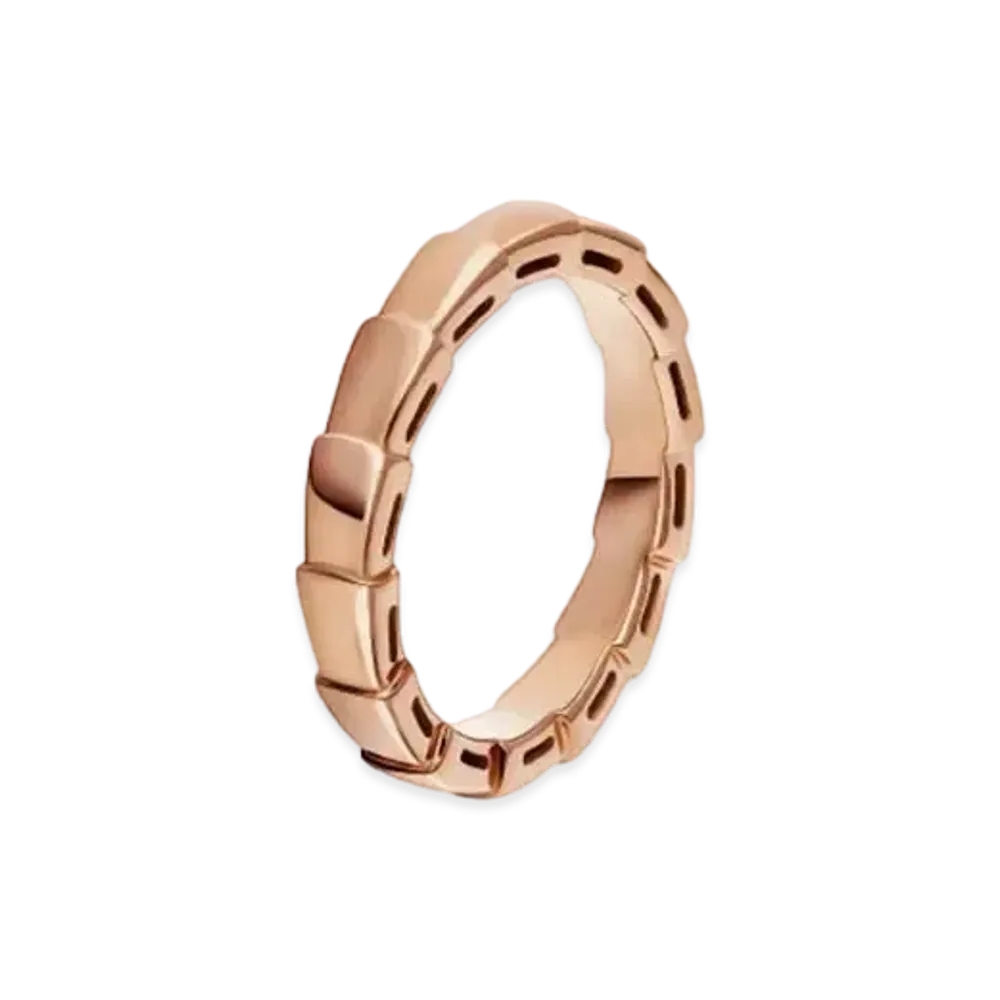 BVLGARI Serpenti Viper Ring "Pink Gold"
