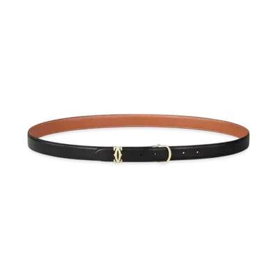 Cartier C de Cartier Belt "Black/Camel/Gold"