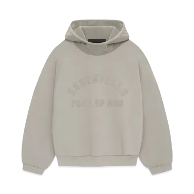 FEAR OF GOD ESSENTIALS Nylon Fleece Hoodie "Seal"