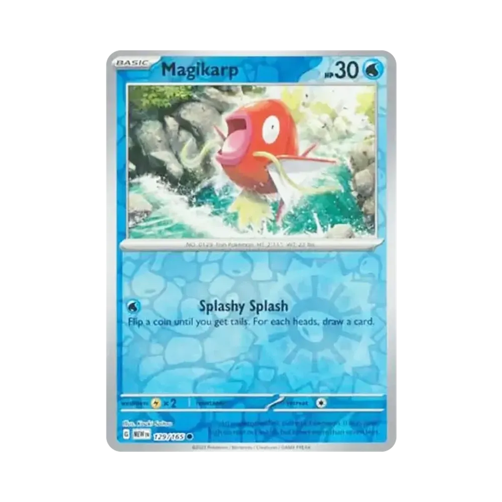 コイキング C :リバースホロ [MEW EN 129/165]【英語版】(スカーレット&バイオレット「151」)