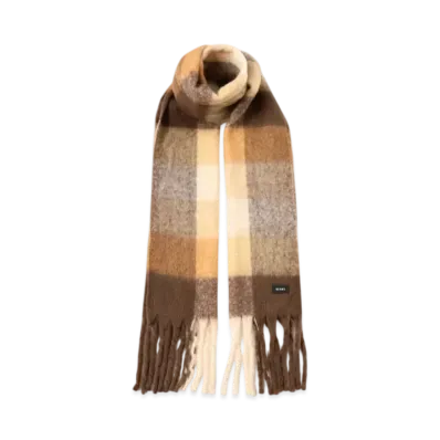 BEAMS Big Shaggy Scarf "DarkBrown/Beige"