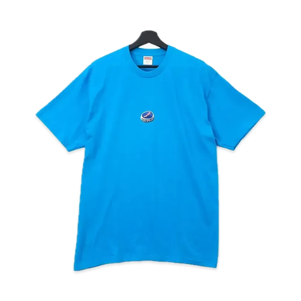 シュプリーム ボトル キャップ Tシャツ "ブルー"
