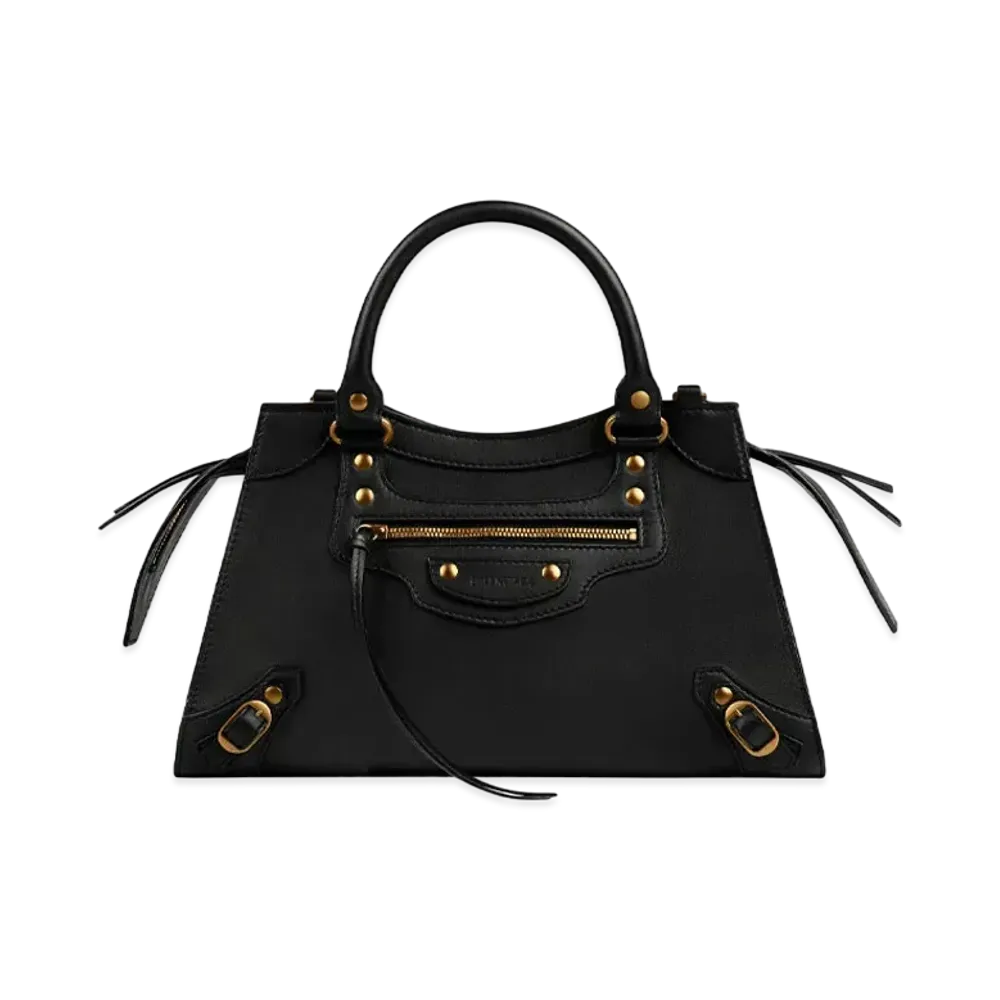 BALENCIAGA Neo Classic Small Top Handle Bag "Black"