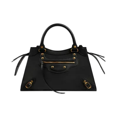 BALENCIAGA Neo Classic Small Top Handle Bag "Black"