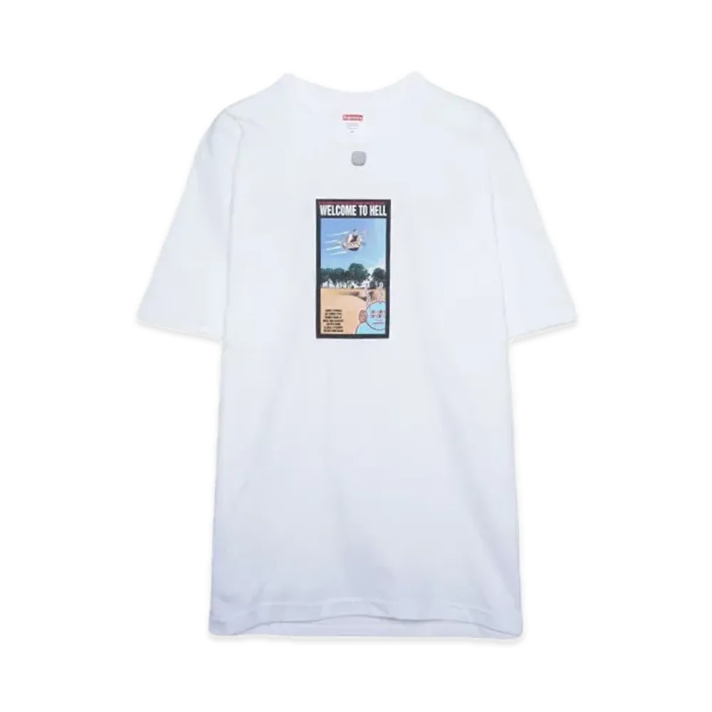 Supreme x Toy Machine Welcome To Hell Tee "White"