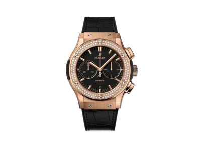 HUBLOT Classic Fusion Chronograph King Gold Diamonds 45mm