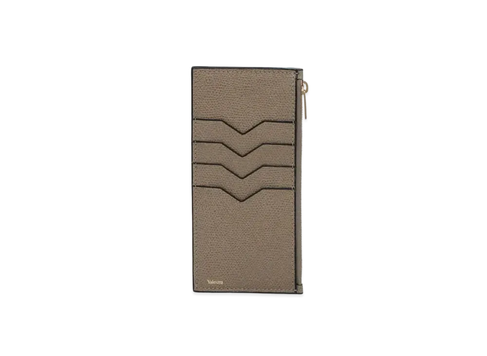 Valextra Coin Parse "Oyster Gray"