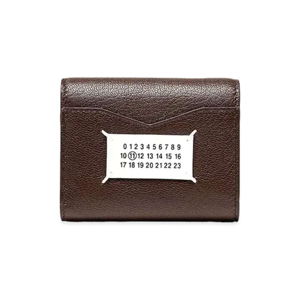 Maison Margiela 4-Stitches Zip Wallet "Brown"