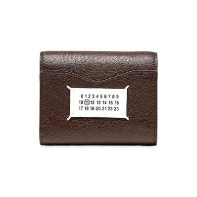 Maison Margiela 4-Stitches Zip Wallet "Brown"